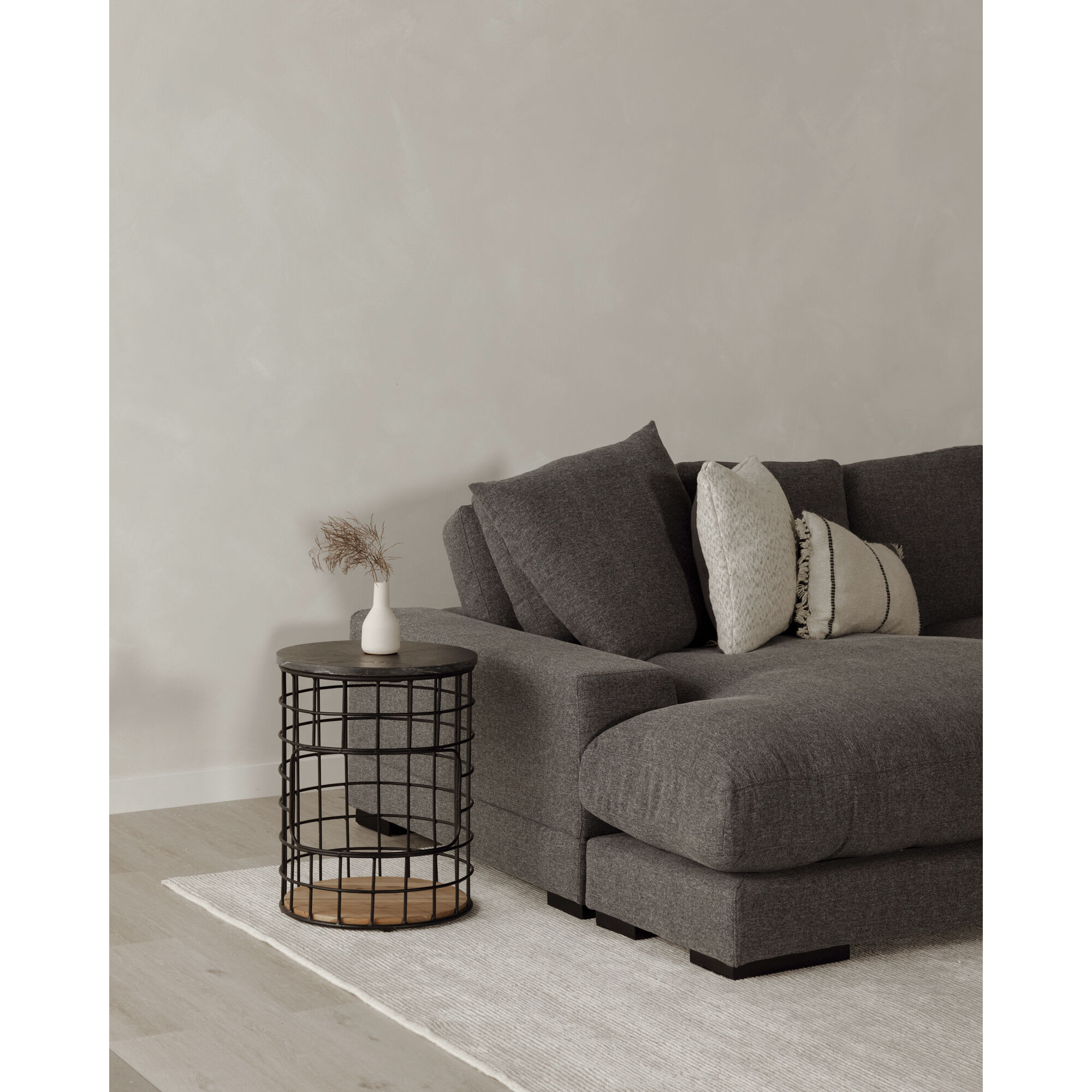 Plunge 106 X 46 inch Grey Sectional