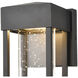 Edinboro LED 10 inch Matte Black Outdoor Sconce