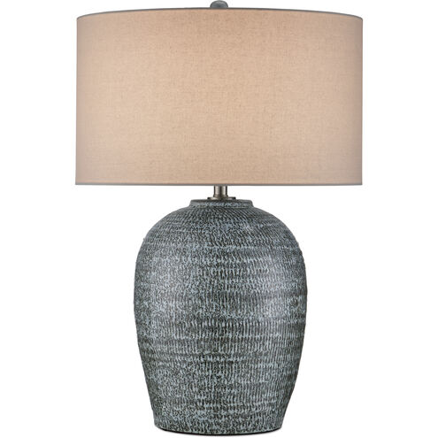 Agatha 29.5 inch 150 watt Reactive Black & White Table Lamp Portable Light