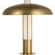 Kelly Wearstler Troye 19 inch 12 watt Antique-Burnished Brass Table Lamp Portable Light, Medium