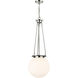 Beacon 1 Light 14 inch Polished Nickel Pendant Ceiling Light