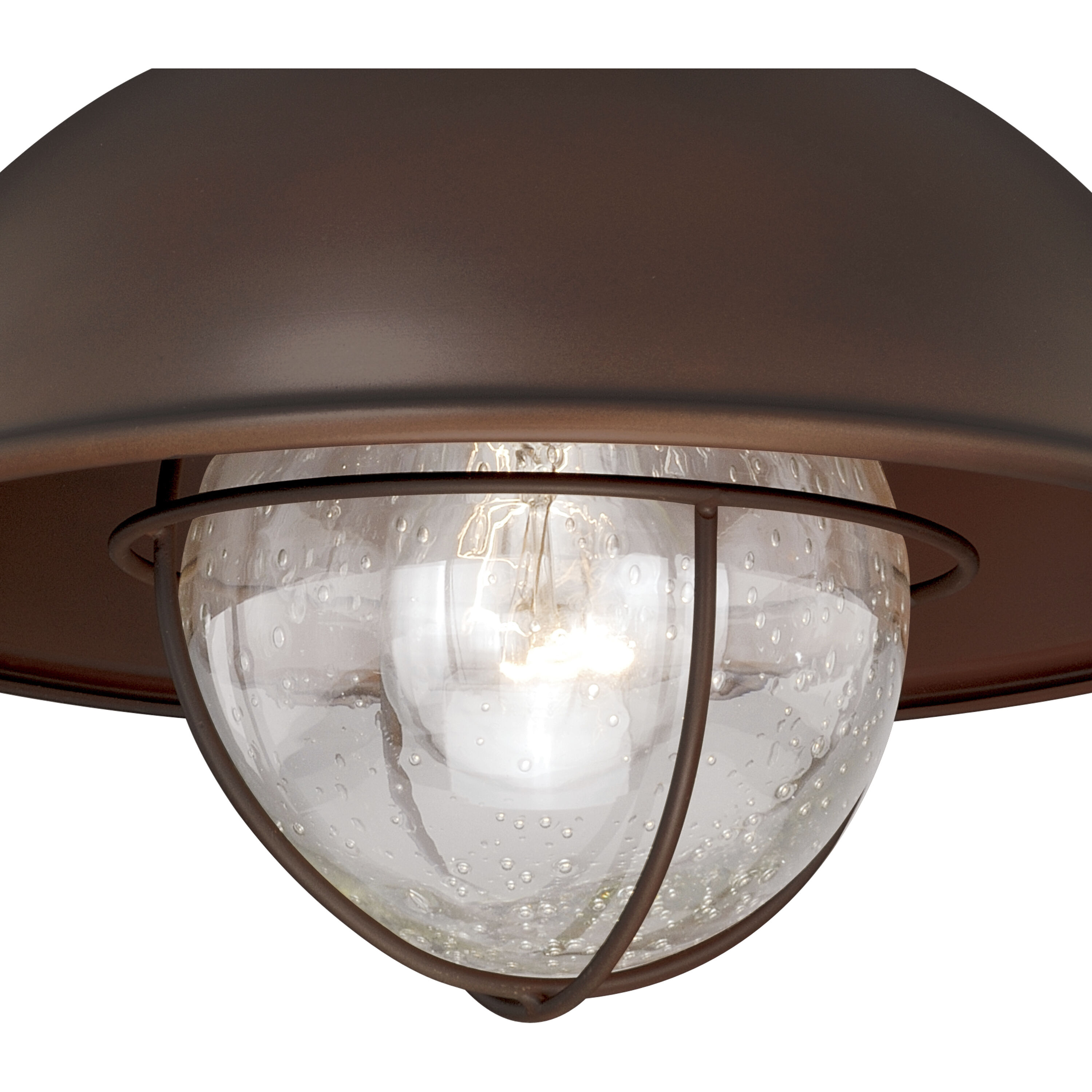 Harwich LED 10 inch Burnished Bronze Outdoor Ceiling