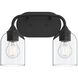 Ilia 2 Light 13.25 inch Matte Black Bath Vanity Wall Light
