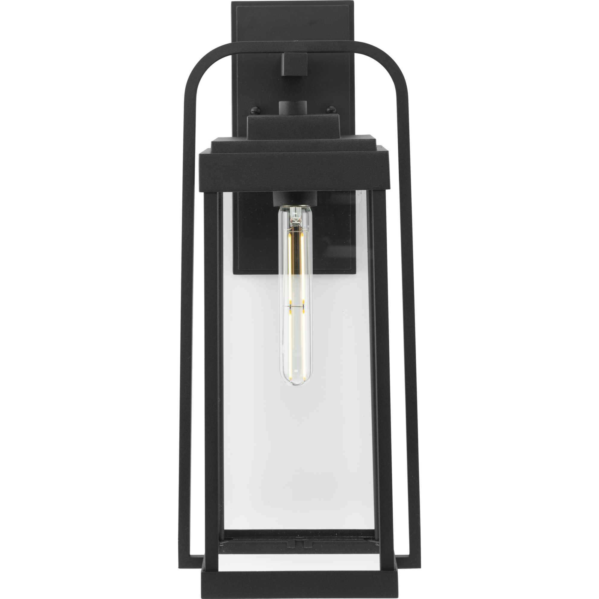 Walcott 1 Light 20 inch Textured Black Wall Lantern