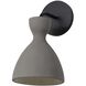 Aethera LED 8.63 inch Grey Cement Outdoor Wall Sconce