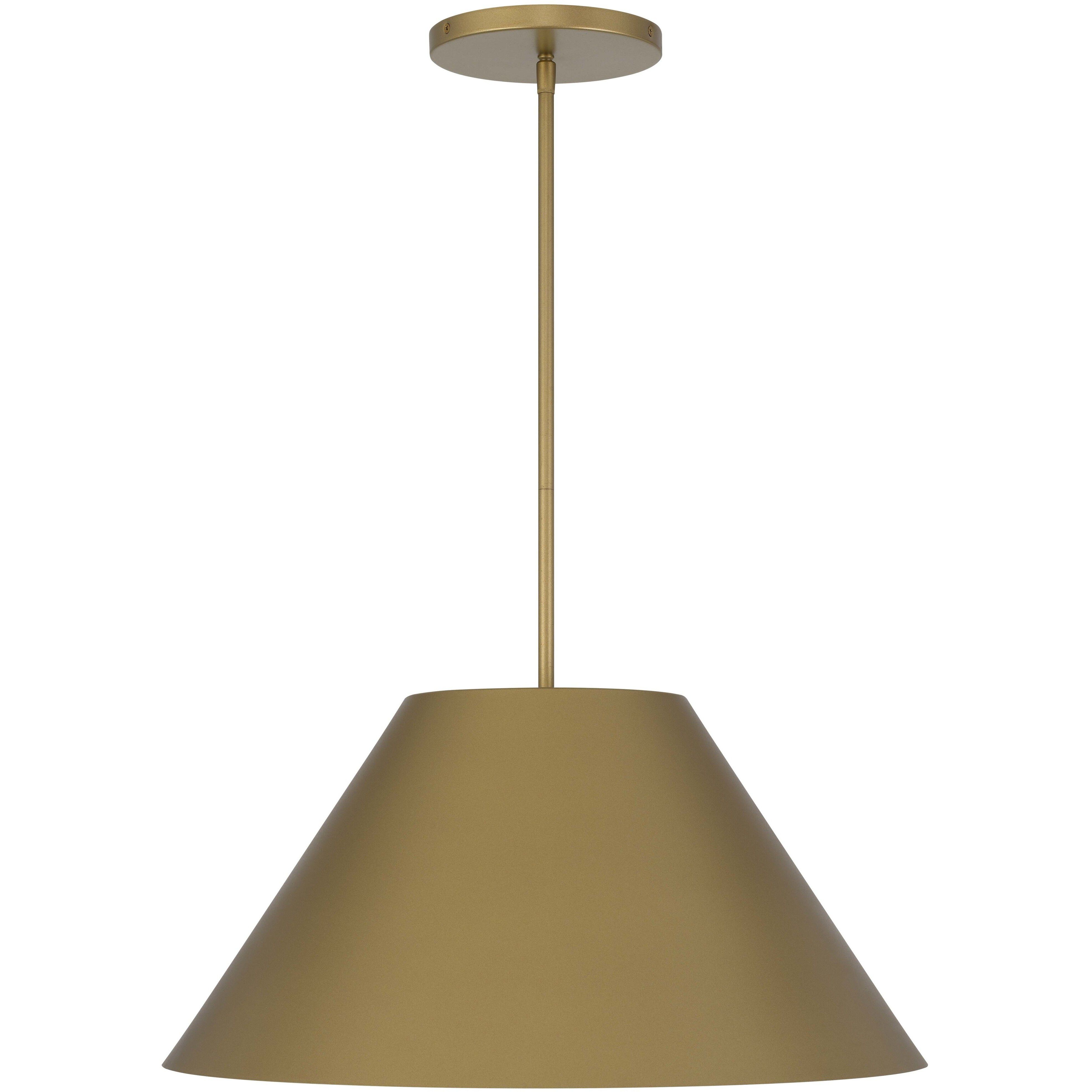 Jaz LED 21.88 inch Painted Brass Outdoor Pendant
