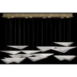 Volo 8 Light 58 inch Gold Pendant Ceiling Light