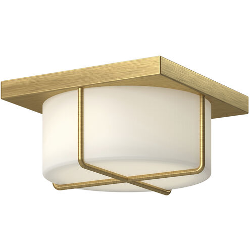 Reglao LED 10.13 inch Brushed Gold Flush Mount Ceiling Light
