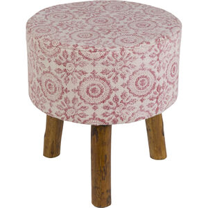 Indore 17 inch Pink Stool, Cube