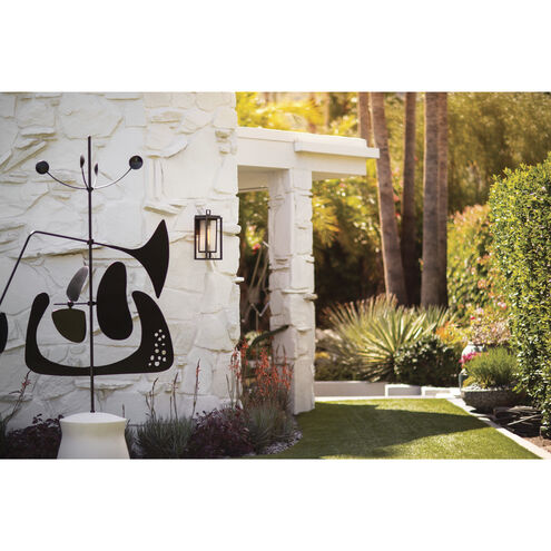 Coastal Elements Republic Outdoor Wall Mount Lantern in Black, Non-LED, Estate Series