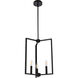 Vino 3 Light 14 inch Black Pendant Ceiling Light