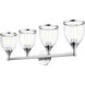 Ashridge 4 Light 35.75 inch Polished Chrome Vanity Wall Sconce Wall Light