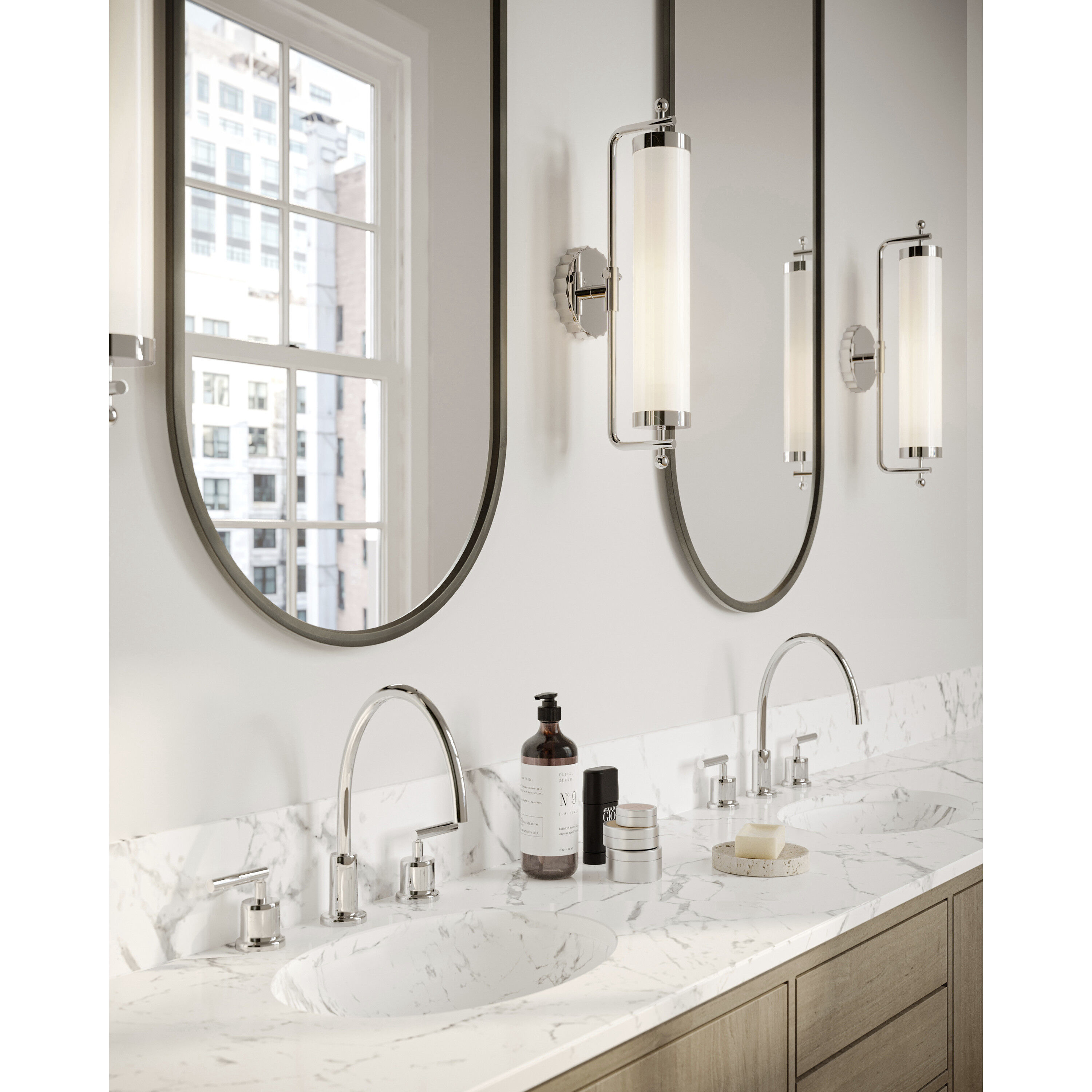 Latimer Wall Sconce Wall Light, Barry Goralnick Collection