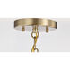 Alexis 1 Light 11 inch Burnished Brass and Gold Pendant Ceiling Light
