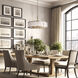 Veil 10 Light 36 inch Legacy Brass Pendant Ceiling Light