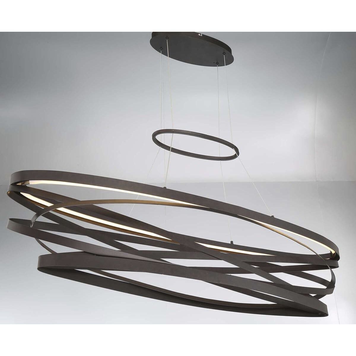 Avita LED 24 inch Oil Rubbed Bronze Chandelier Ceiling Light, Large 