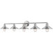 Casa 46 X 9.5 X 9.75 inch Brushed Nickel Vanity in Brushed Nickel Steel