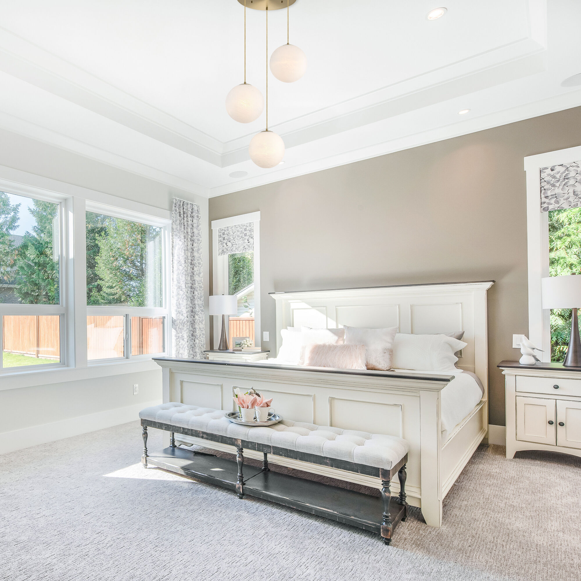 Pixie LED 28 inch Brushed Gold Chandelier Ceiling Light