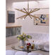 Ionis 12 Light 42 inch Brushed Brass Pendant Ceiling Light