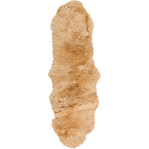 Sheepskin 72 X 24 inch Wheat Rugs, Sheepskin