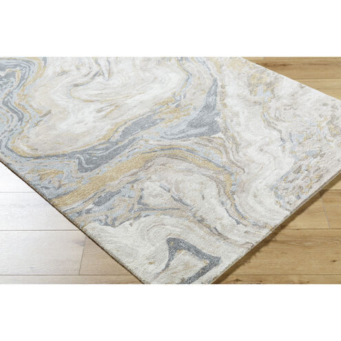 Kavita 168 X 120 inch Khaki / Prairie Dust / Ash / Nickel Handmade Rug in 10 x 14