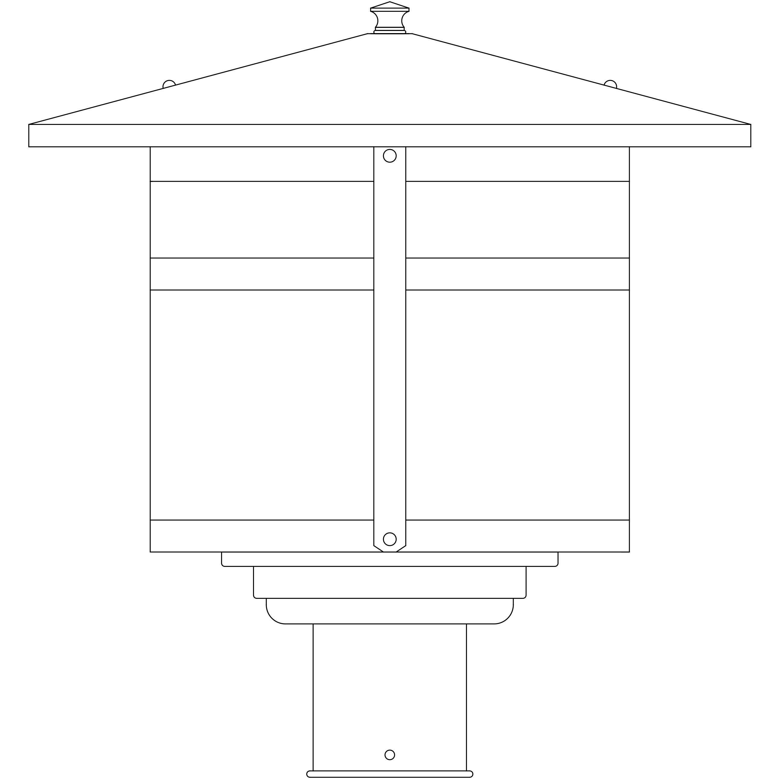 Berkeley 1 Light 11.12 inch Rustic Brown Post Mount in White Opalescent