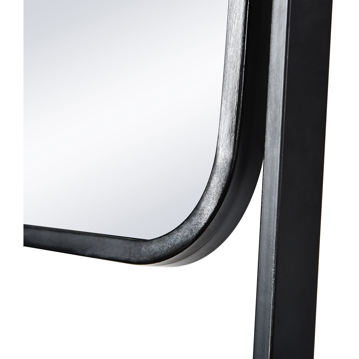 Lena 24.5 inch Black and Wood Brown Standing Shelves