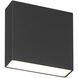 Strand 2 Light 6 inch Black Outdoor Wall Sconce