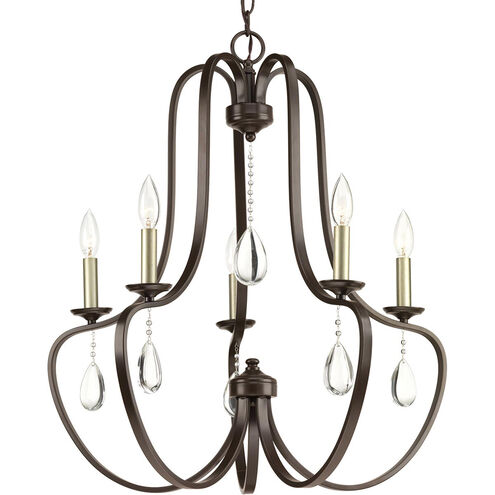 Kenley 5 Light 25 inch Antique Bronze Chandelier Ceiling Light