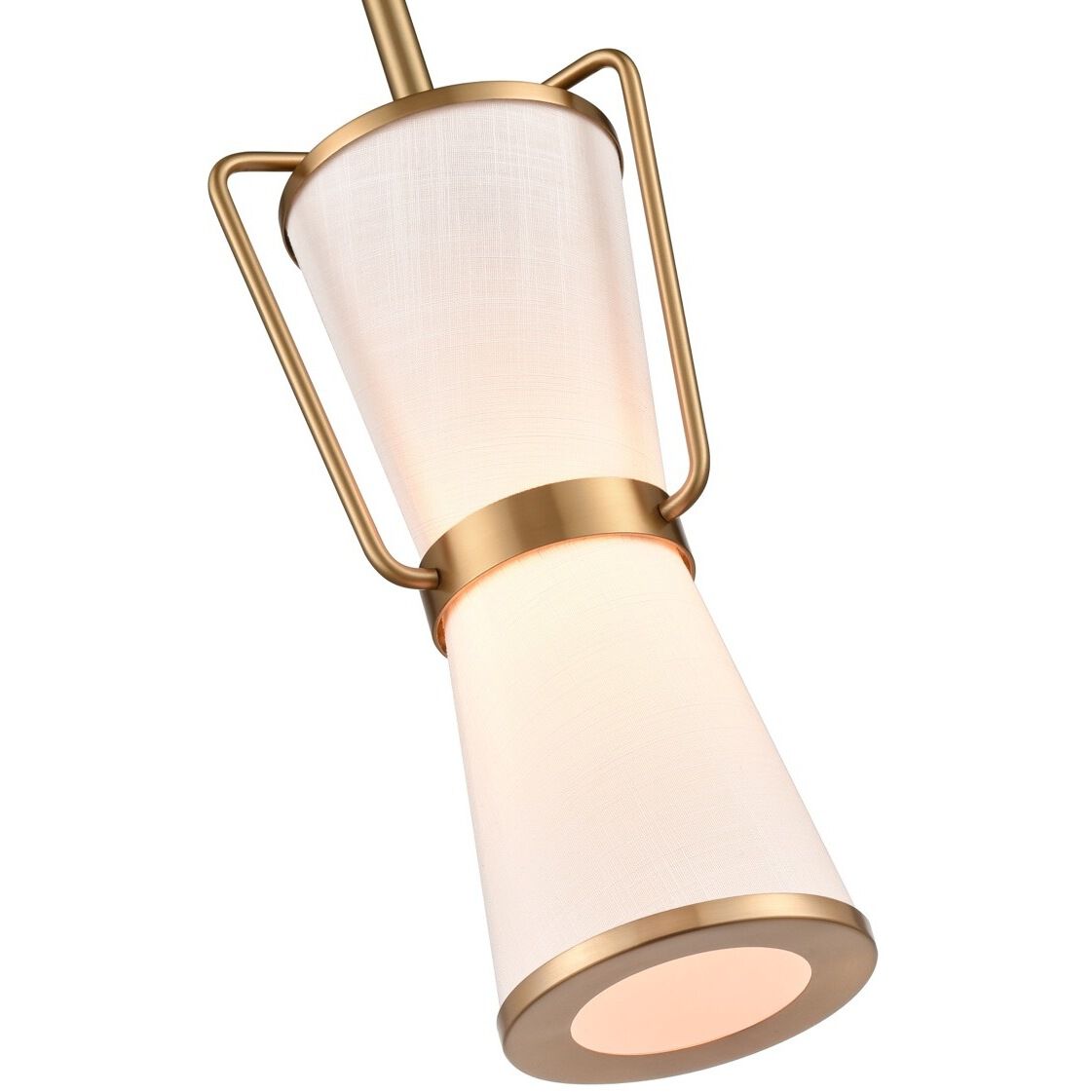 Layla LED 4.9 inch Brushed Brass Pendant Ceiling Light