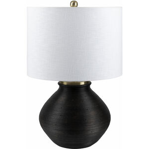 Brillo 21.5 inch 100 watt Brown Accent Table Lamp Portable Light