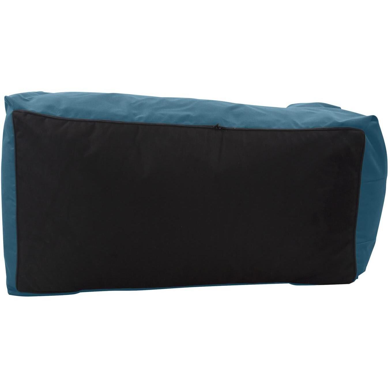 Seascape Turquoise Outdoor Pouf Lounge Cover