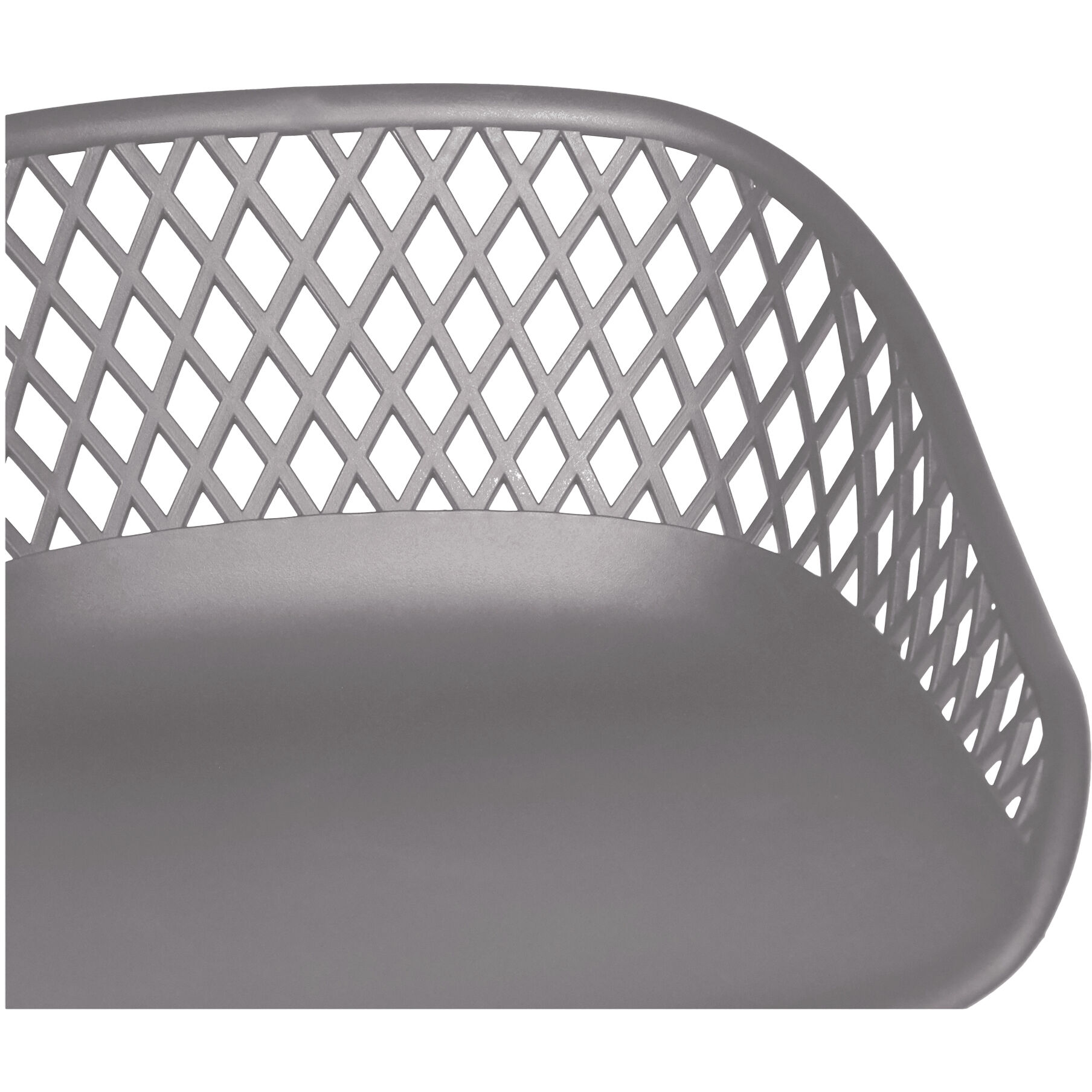 Piazza 34 inch Grey Outdoor Counter Stool