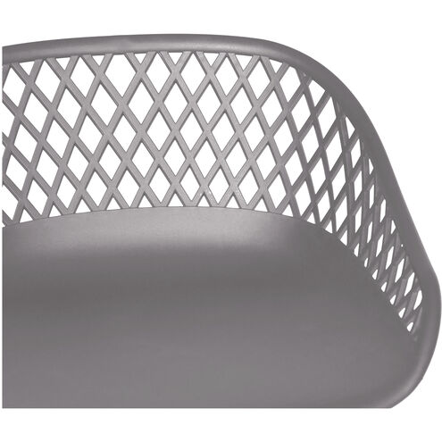 Piazza 34 inch Grey Outdoor Counter Stool