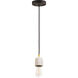 Hayton 1 Light 2 inch Natural Marble Pendant Ceiling Light