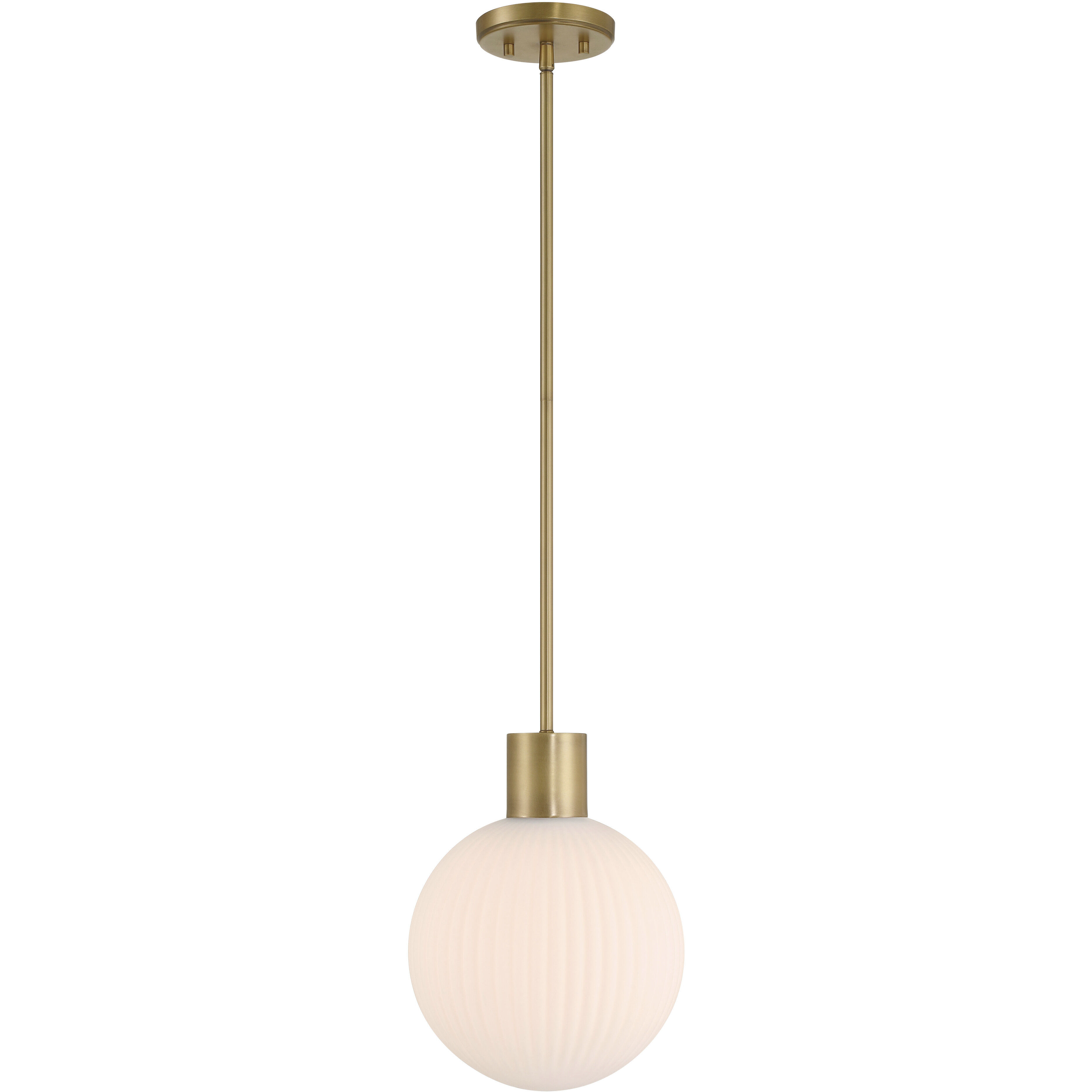 Fenton 1 Light 10 inch Legacy Brass Pendant Ceiling Light