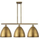 Ballston Dome LED 38.5 inch Brushed Brass Island Light Ceiling Light