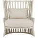 Norene Fog Gray Demetria Wing Chair