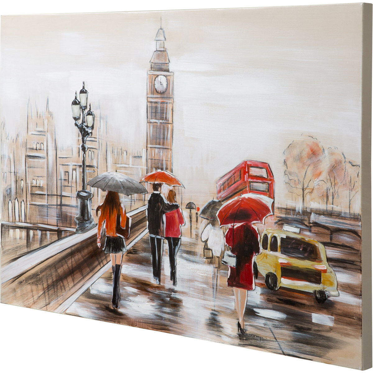 Retrograde Multicolored Big Ben Wall Art, Varaluz Casa