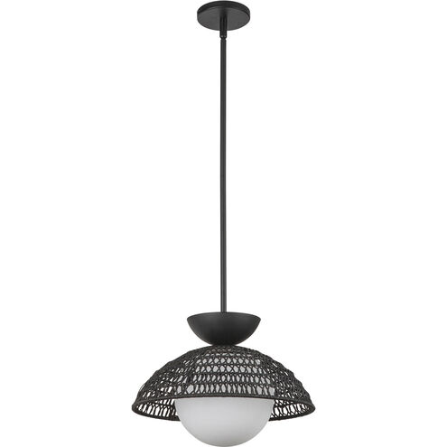 Alora Mood Perth 1 Light 14.75 inch Matte Black Pendant Ceiling Light
