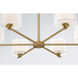 Seville 6 Light 32 inch Legacy Brass Chandelier Ceiling Light