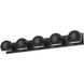 Alora Mood Willow Bath Vanity Light Wall Light in Matte Black