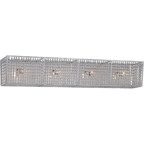 Saybrook 4 Light 32.5 inch Catalina Silver Bath Light Wall Light