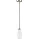 Wisten 1 Light 4 inch Brushed Nickel Mini-Pendant Ceiling Light