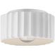 Radiance 1 Light 10 inch Gloss White Flush Mount Ceiling Light