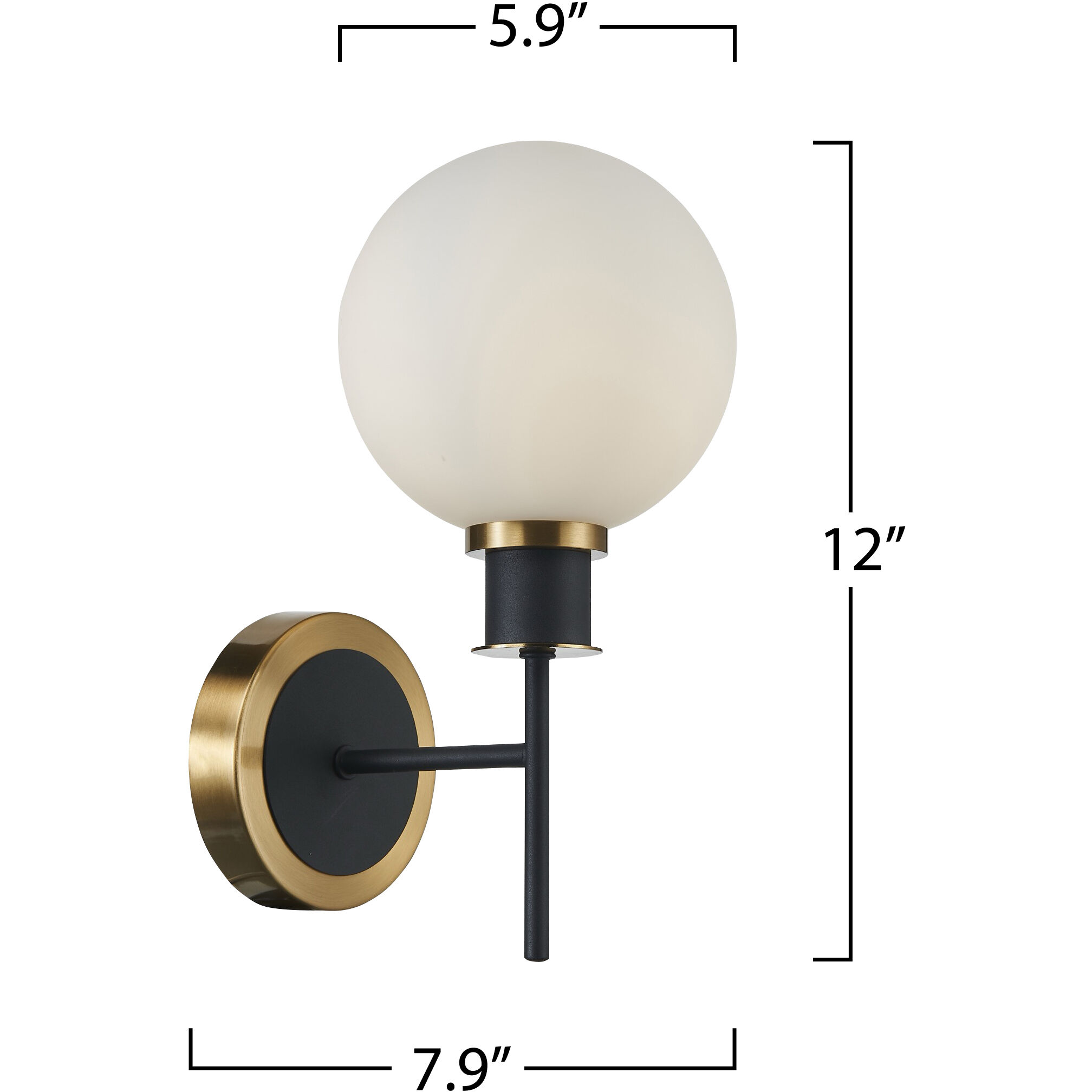 Gem Wall Sconce Wall Light in White