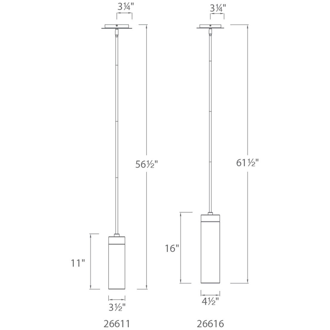 Elementum LED 4.5 inch Satin Nickel Pendant Ceiling Light in 3000K, dweLED