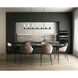 Titus 7 Light 63.5 inch Matte Black Linear Chandelier Ceiling Light