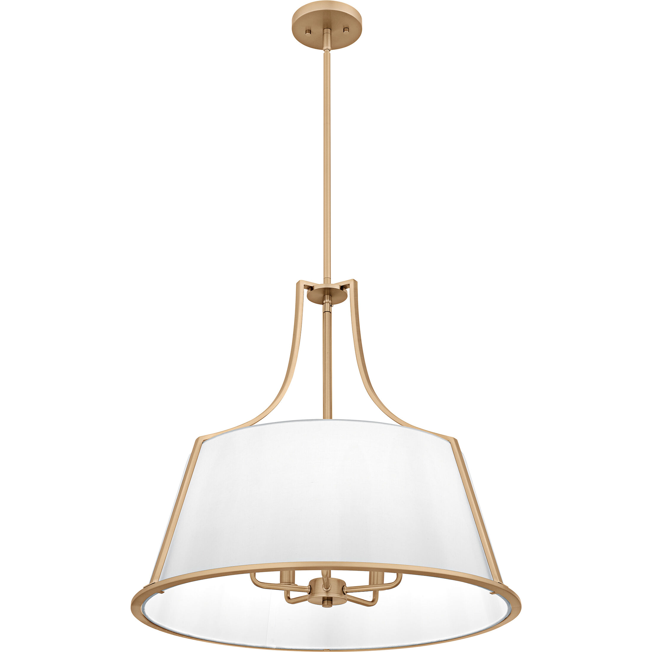 Harte 5 Light 24 inch Bronze Gold Pendant Ceiling Light, Large