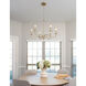 Maryse 6 Light 29 inch Aged Brass Chandelier Ceiling Light